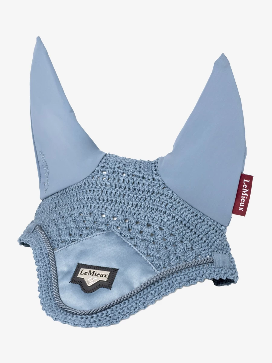LeMieux Loire Fly Hood Ice Blue – Lightweight Equestrian Riding Hood