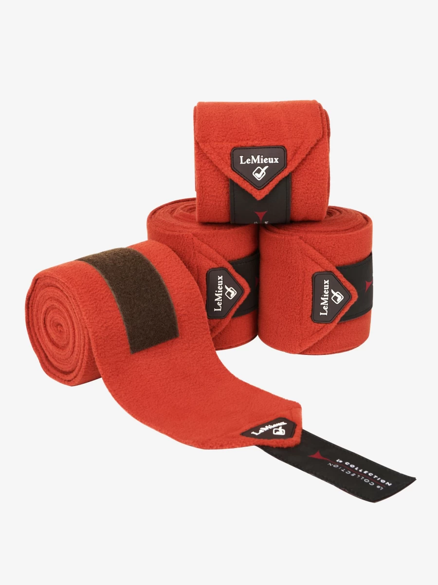 LeMieux Classic Polo Bandages in Sienna - Premium Horse Polo Wraps for Comfort & Support