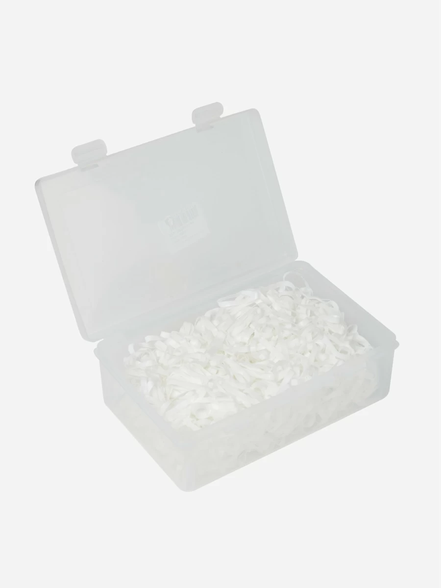 LeMieux White Silicone Braiding Bands for Hair - One Size, Secure & Reusable Hair Ties