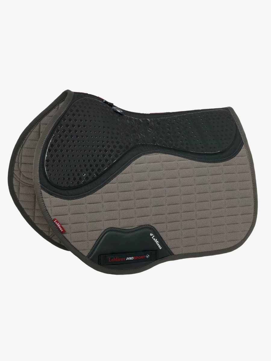 LeMieux Cool Grip Eurojump Pad - Grey One Size Horse Riding Knee Grip