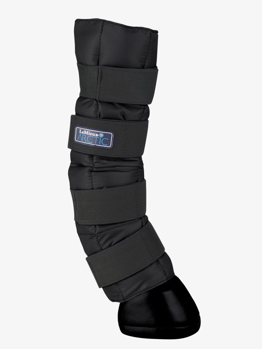 LeMieux Arctic Ice Waterproof Winter Boots for Men & Women - Black, One Size, Thermal Insulated Snow Boots