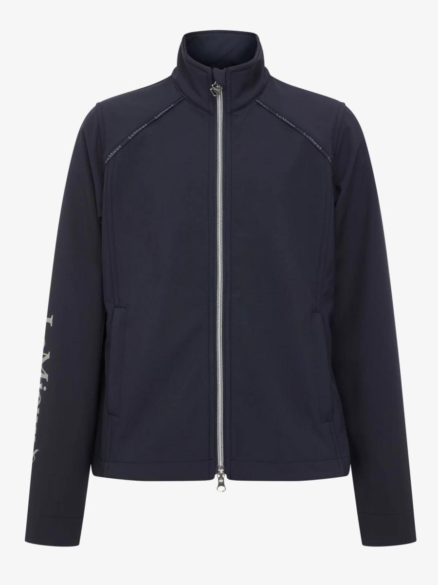 LeMieux Young Rider Elite Navy Soft Shell Equestrian Jacket for Equestrian Sports