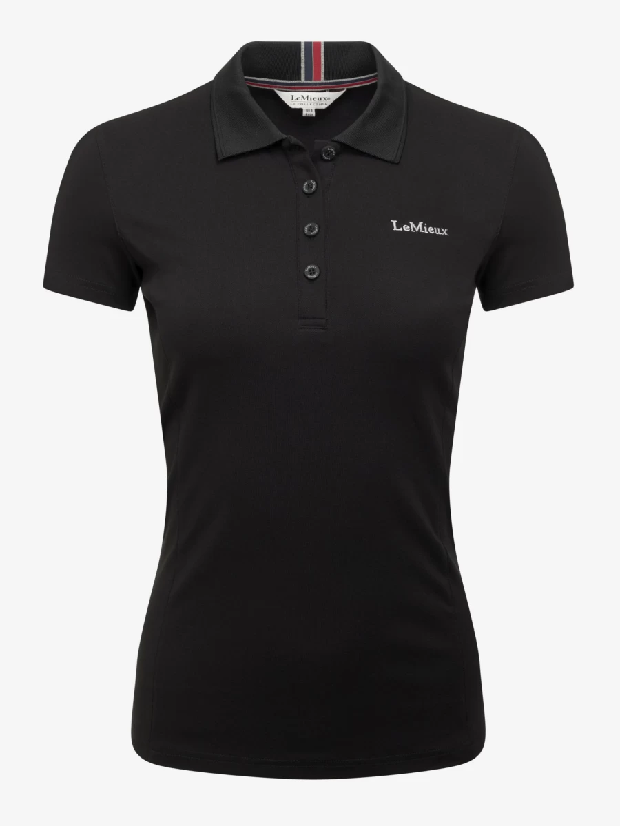 LeMieux Women's Elite Performance Polo Shirt - Black