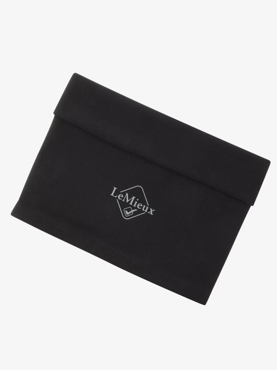 LeMieux Stretch Snood Black - One Size Equestrian Neck Warmer for Riding & Outdoor