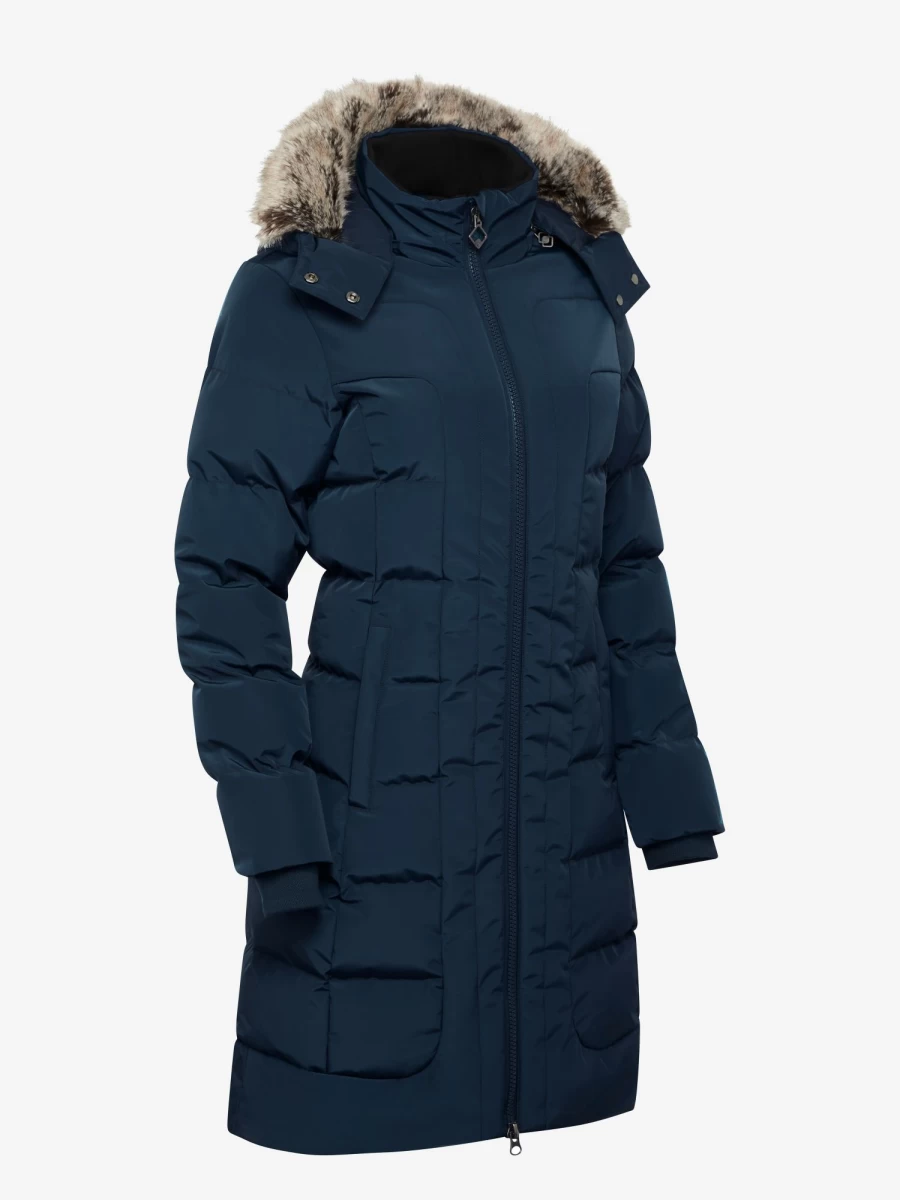 LeMieux Women's Loire Navy Blue Three Quarter Length Trench Coat