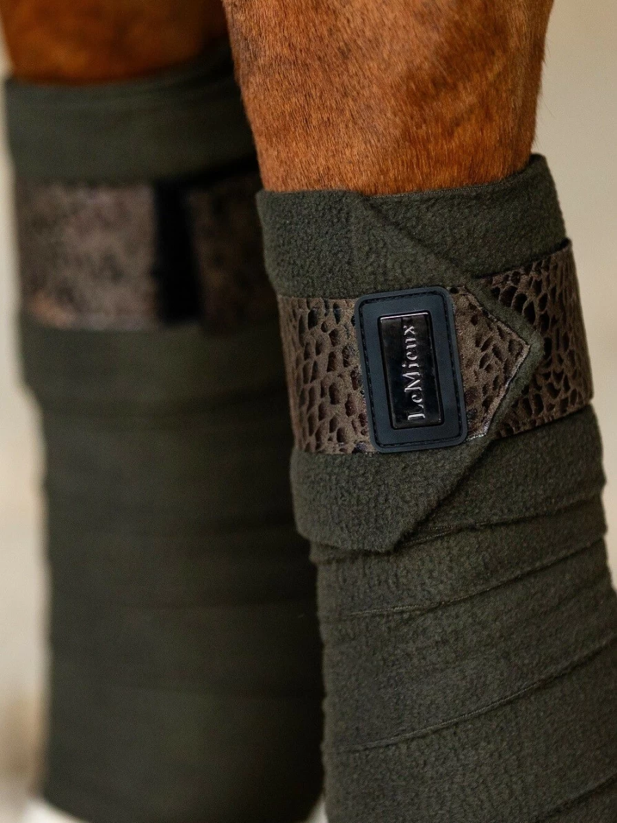 LeMieux Adour Polo Bandages Oak Equine Wraps for Horse Support and Protection