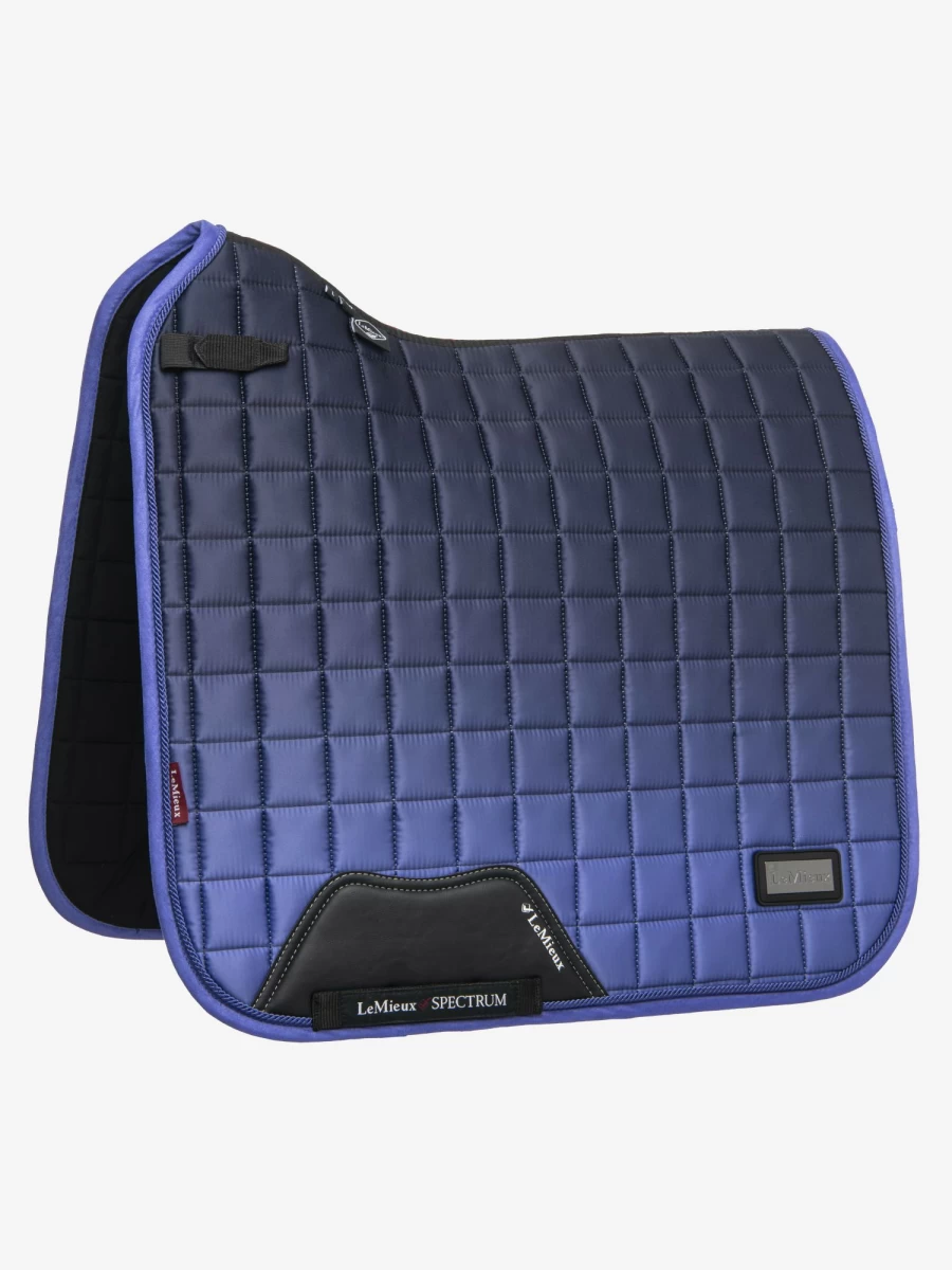 LeMieux Spectrum Dressage Square Bluebell Equestrian Saddle Pad
