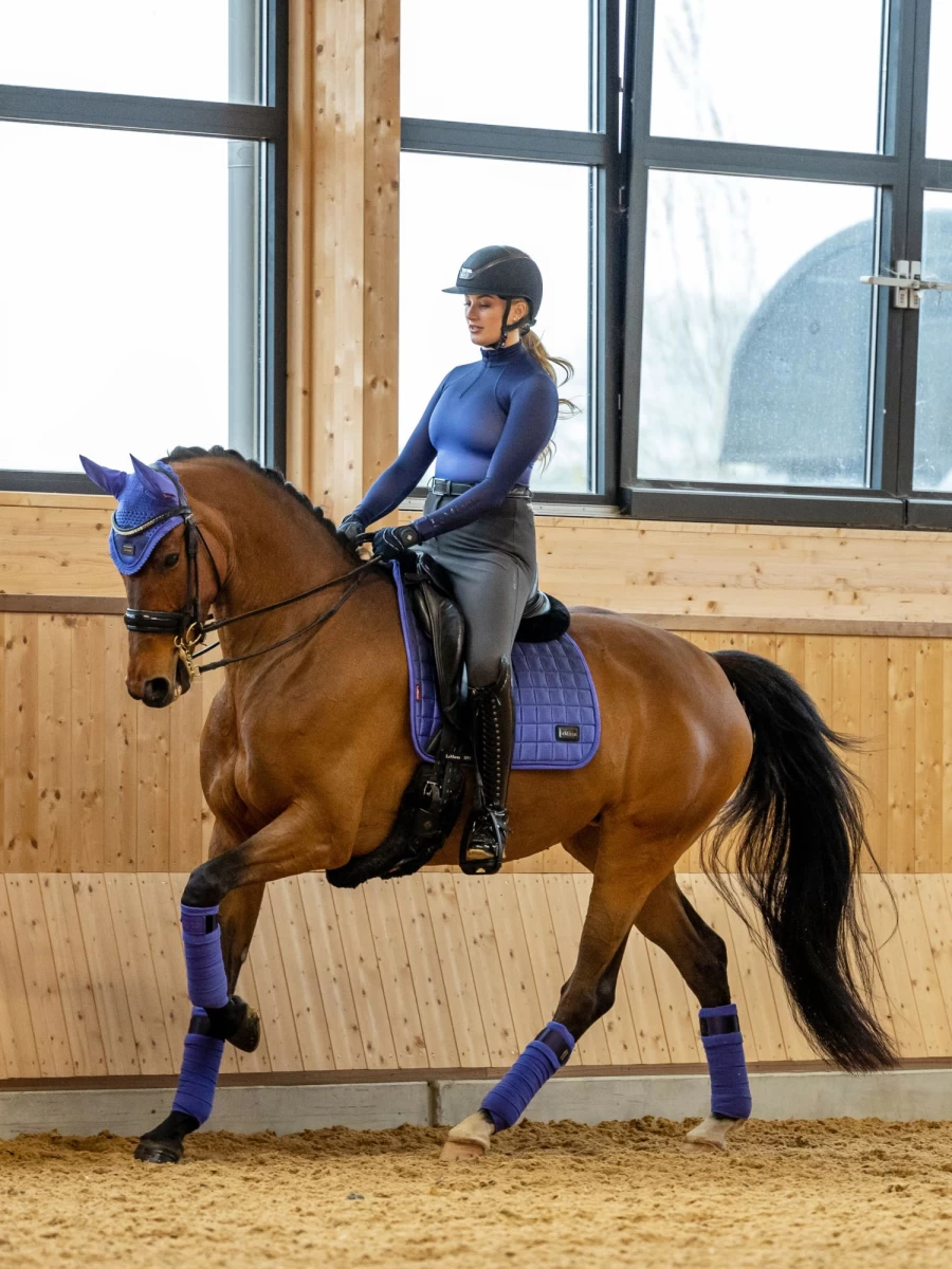 LeMieux Spectrum Dressage Square Bluebell Equestrian Saddle Pad