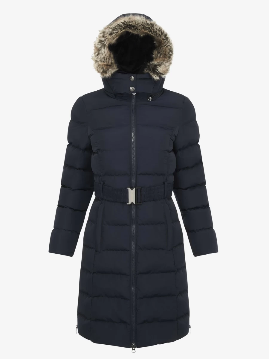 LeMieux Gina Navy Blue Three Quarter Length Coat for Women