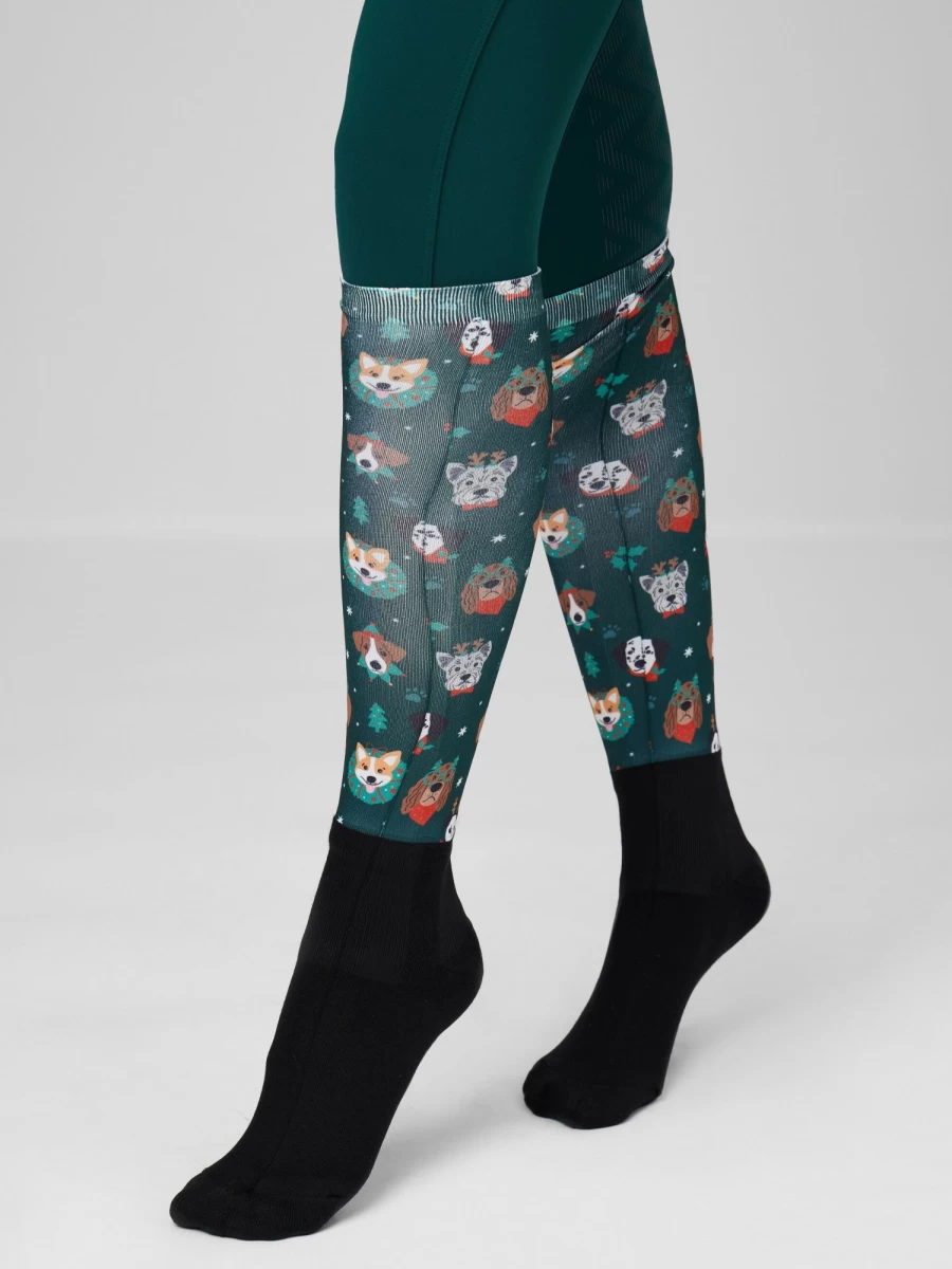 LeMieux Christmas Dog Footsie Socks for Holiday Pet Lovers