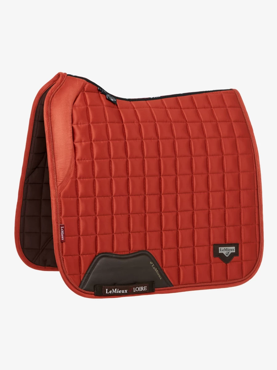 LeMieux Loire Memory Dressage Square Sienna Equestrian Saddle Pad
