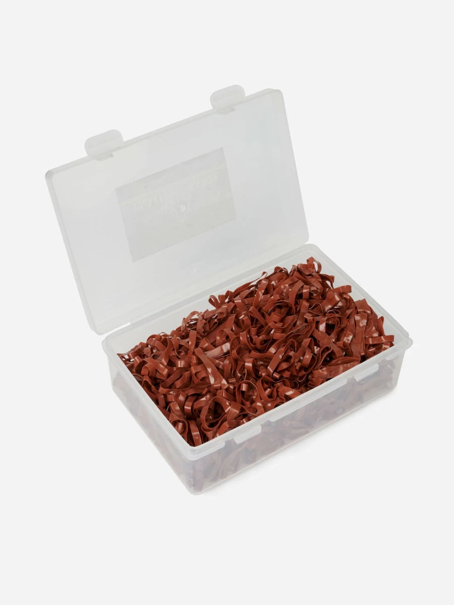 LeMieux Brown Silicone Braiding Bands for Hair - One Size, Secure & Reusable Hair Ties
