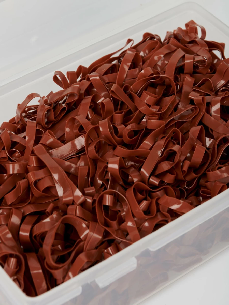 LeMieux Brown Silicone Braiding Bands for Hair - One Size, Secure & Reusable Hair Ties
