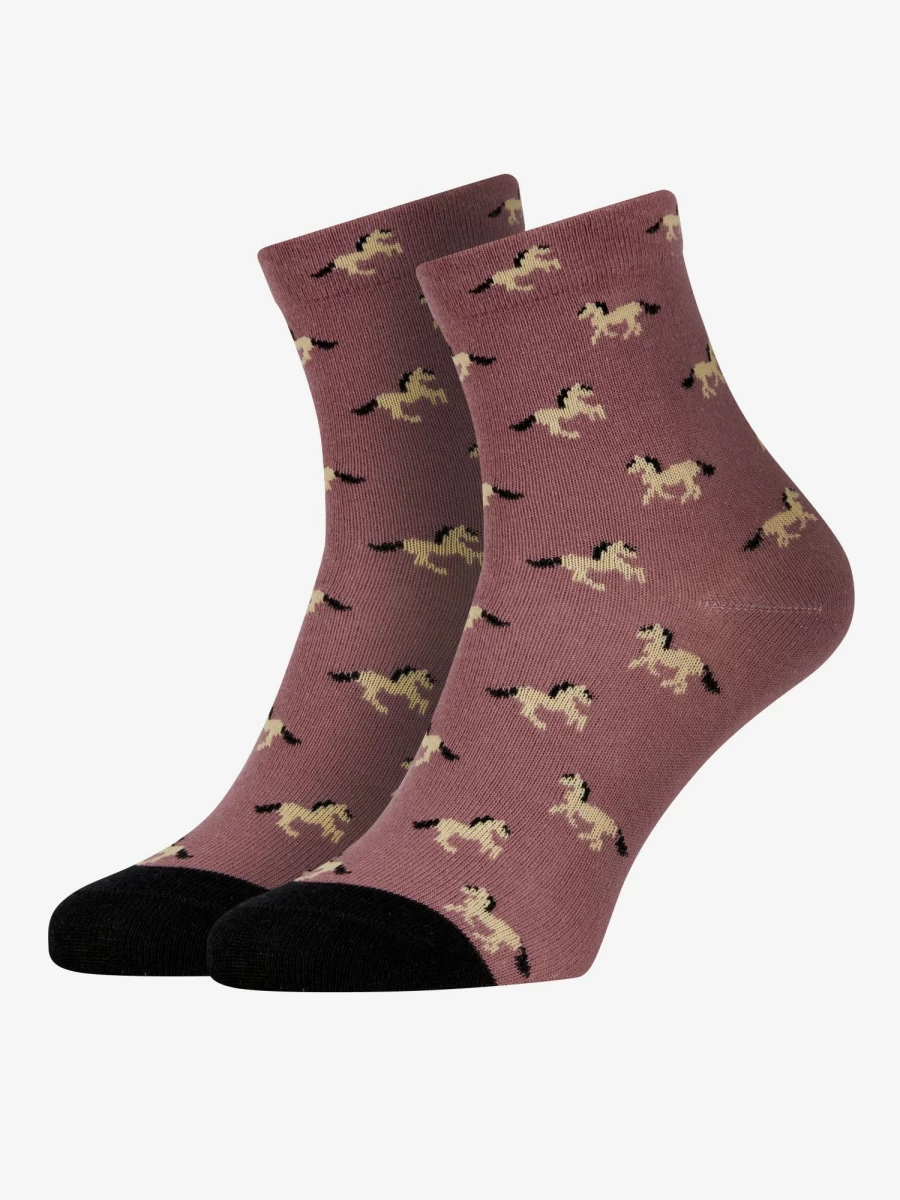 LeMieux Mini Character Socks 2 Pack - Cute & Comfortable Dream Design Crew Socks for Women & Men