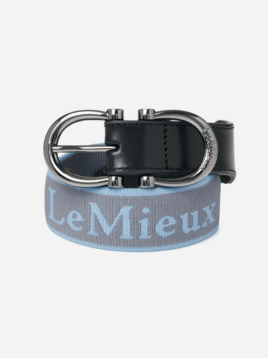 LeMieux Elasticated Denim Belt - Stretchable Waistband for Comfort & Style