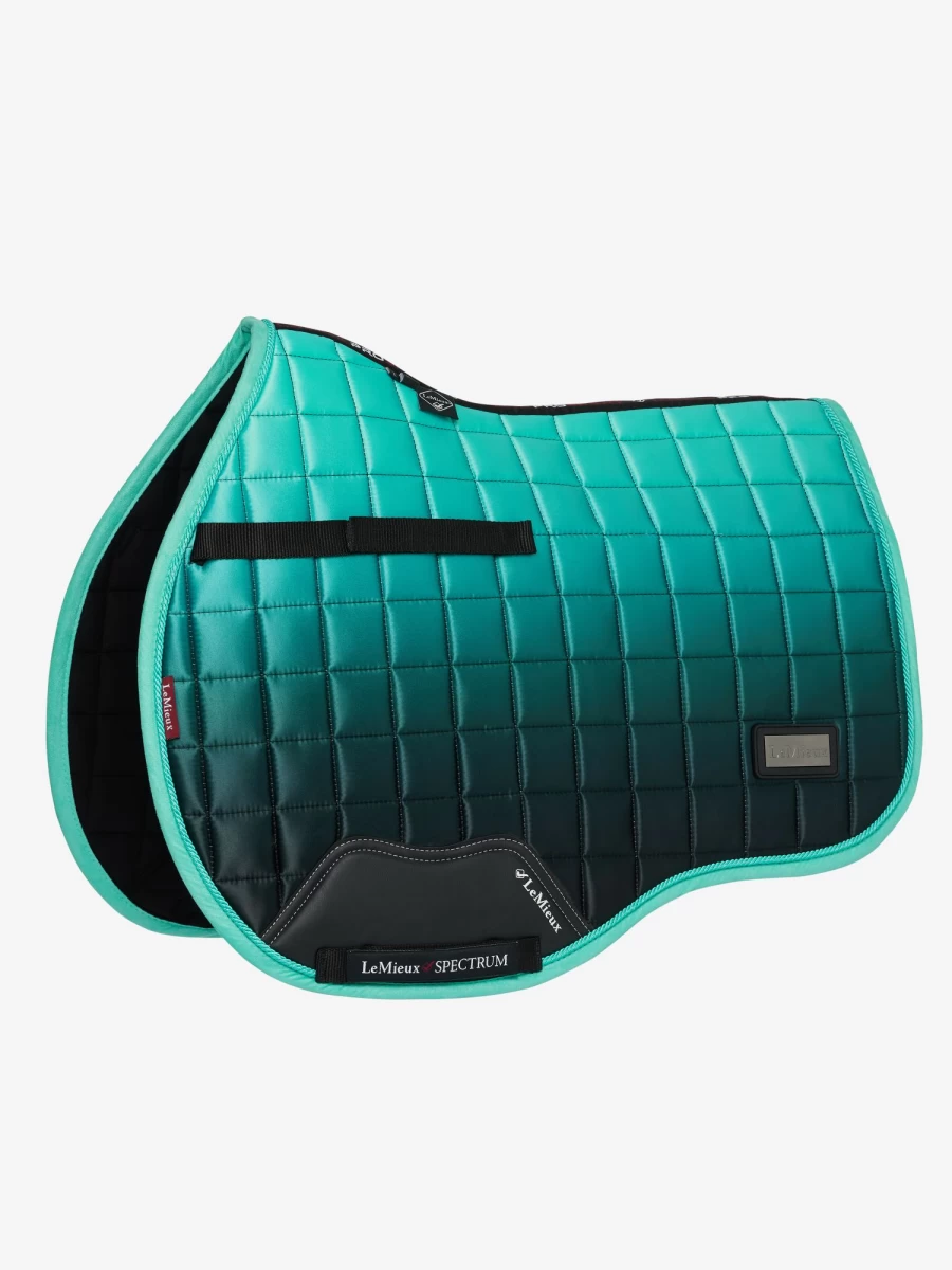 LeMieux Spectrum GP Square Azure Equestrian Saddle Pad