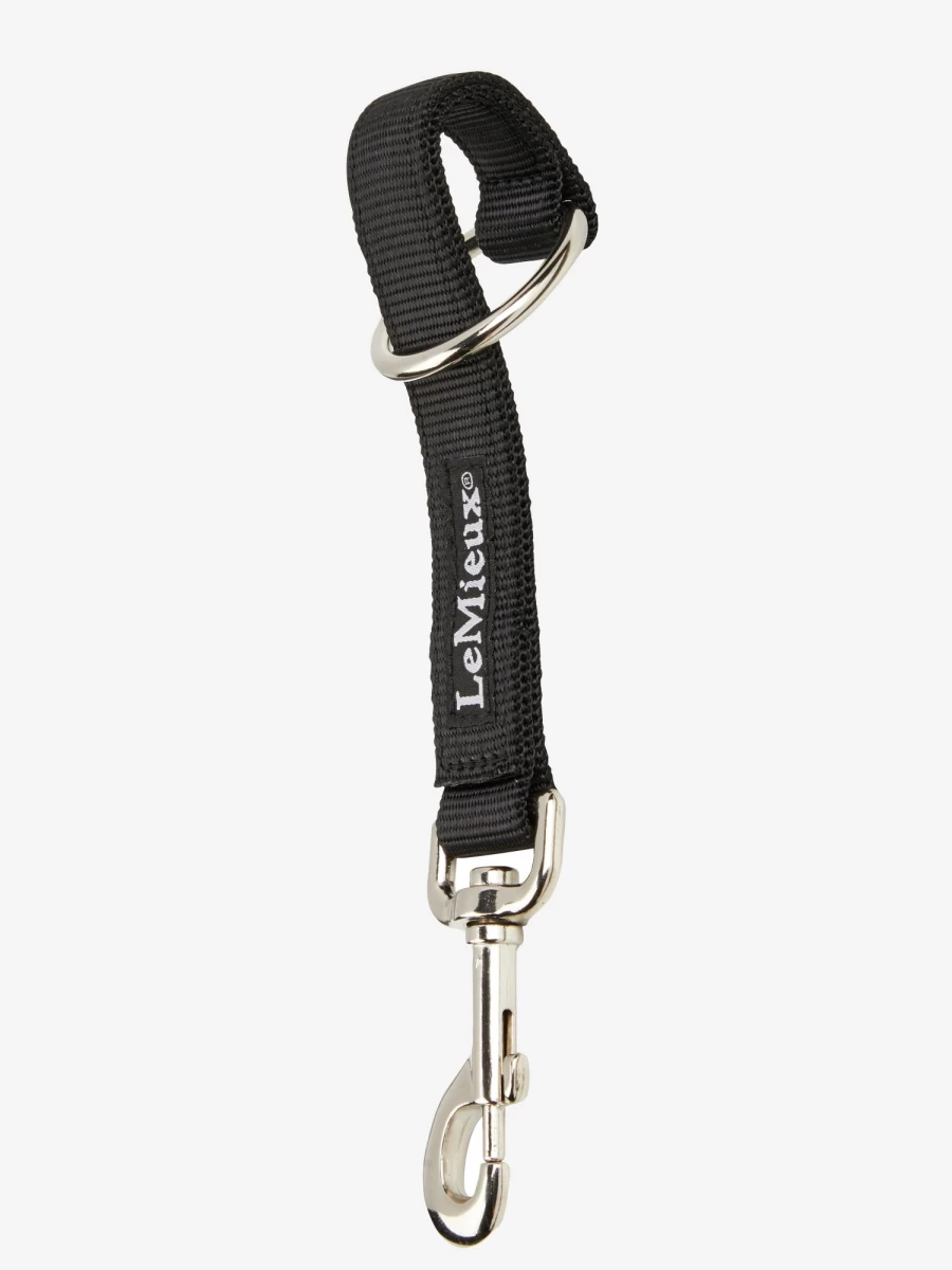 LeMieux Black Hook and Loop Adjustable Strap - One Size for Secure Fastening