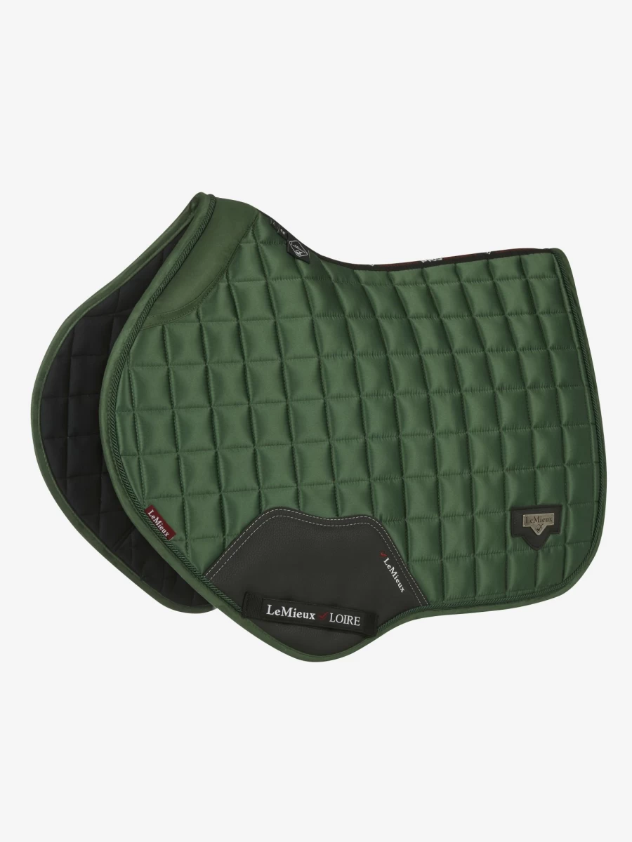 LeMieux Loire Memory Close Contact Square Bridle in Hunter Green – Premium Equestrian Equipment
