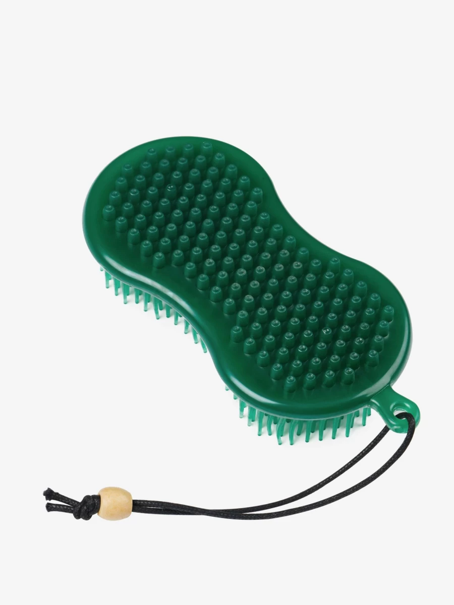 LeMieux Green Hippo Brush - One Size Horse Grooming Tool for Effective Shedding & Coat Care