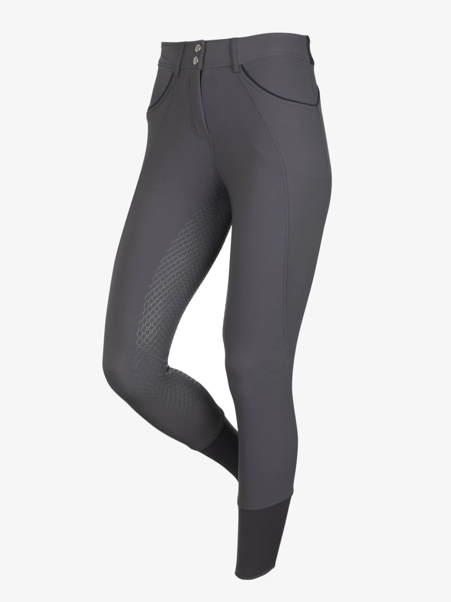 LeMieux Freya Equestrian Breeches - Premium Grey Riding Pants for Women
