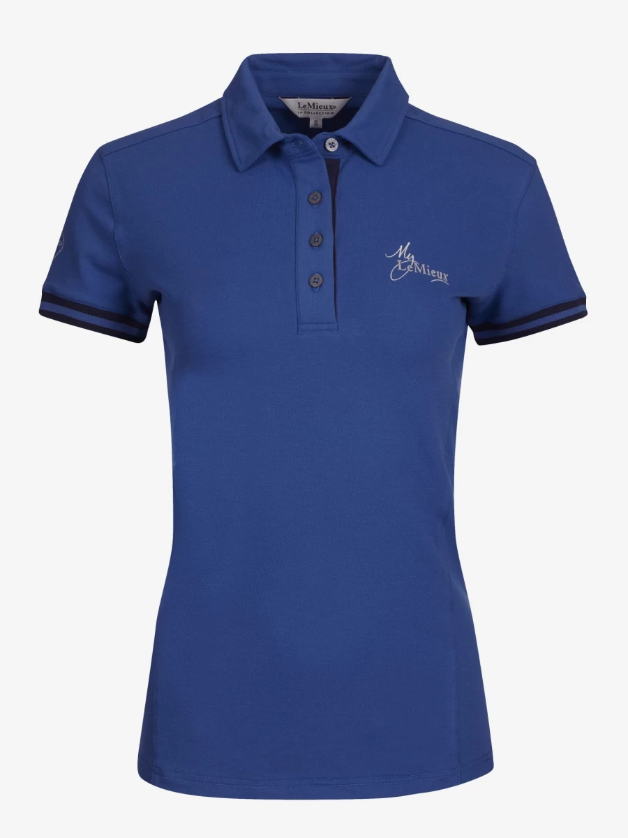 LeMieux Men's Classic Blue Polo Shirt - Premium Cotton Casual Top