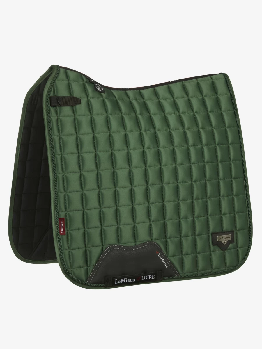 LeMieux Loire Classic Dressage Square in Hunter Green – Premium Equestrian Show Apparel