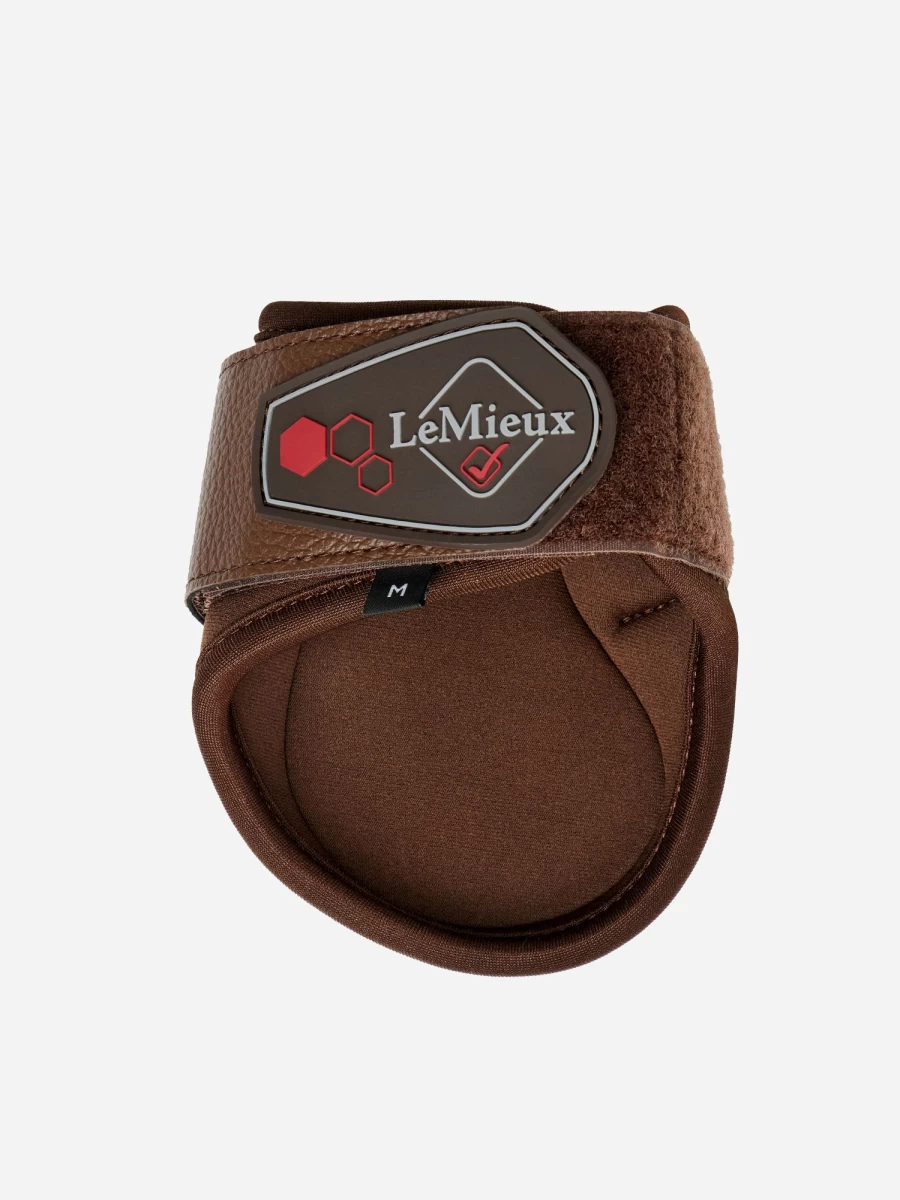 LeMieux Impact Compliant Fetlock Boots - Durable Horse Protective Gear in Brown