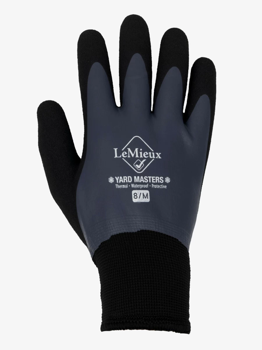 LeMieux Navy Thermal Work Gloves - Cold Weather Resistant, Durable Safety Gloves for Men & Women