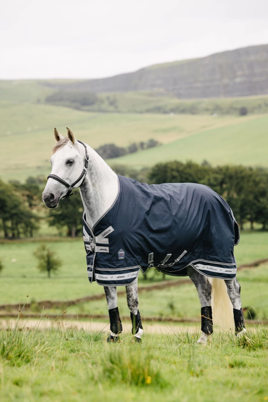LeMieux Storm-Tek Rug 50G Navy - Waterproof Horse Exercise Sheet