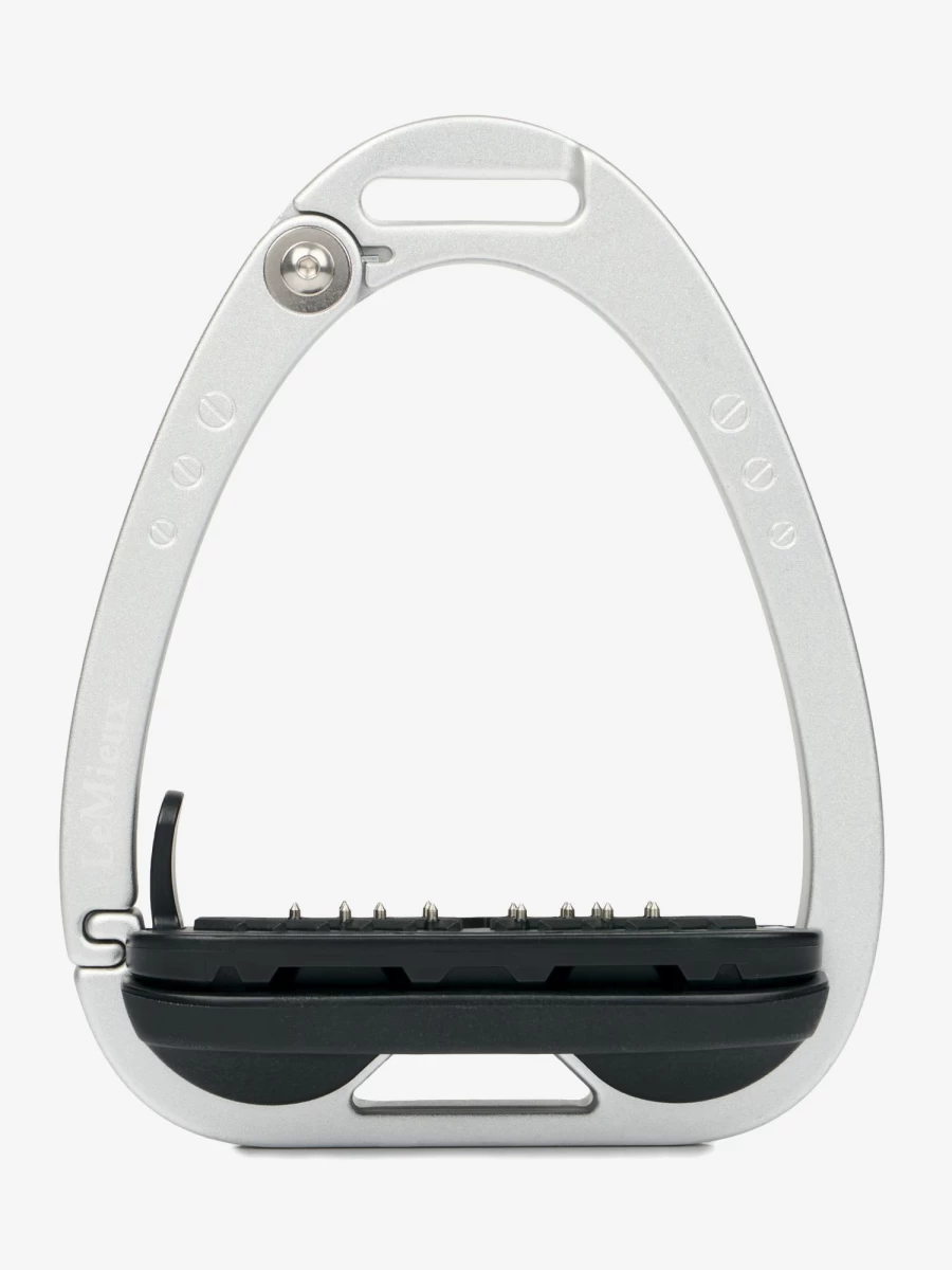 LeMieux Vector Balance Aluminium Stirrups - One Size Lightweight Riding Stirrups for Equestrian