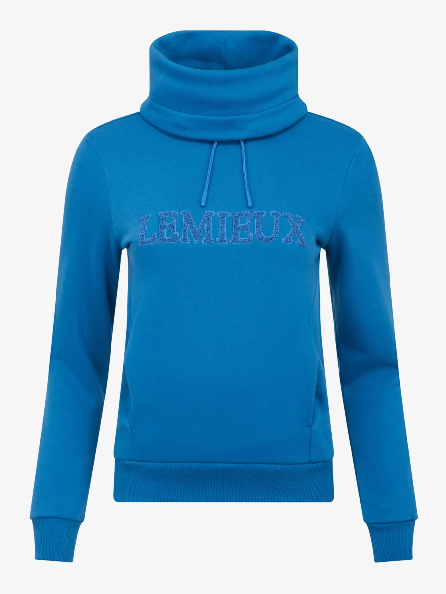 LeMieux Adele Funnel Neck Sweatshirt in Pacific Blue - Comfortable Pullover Style