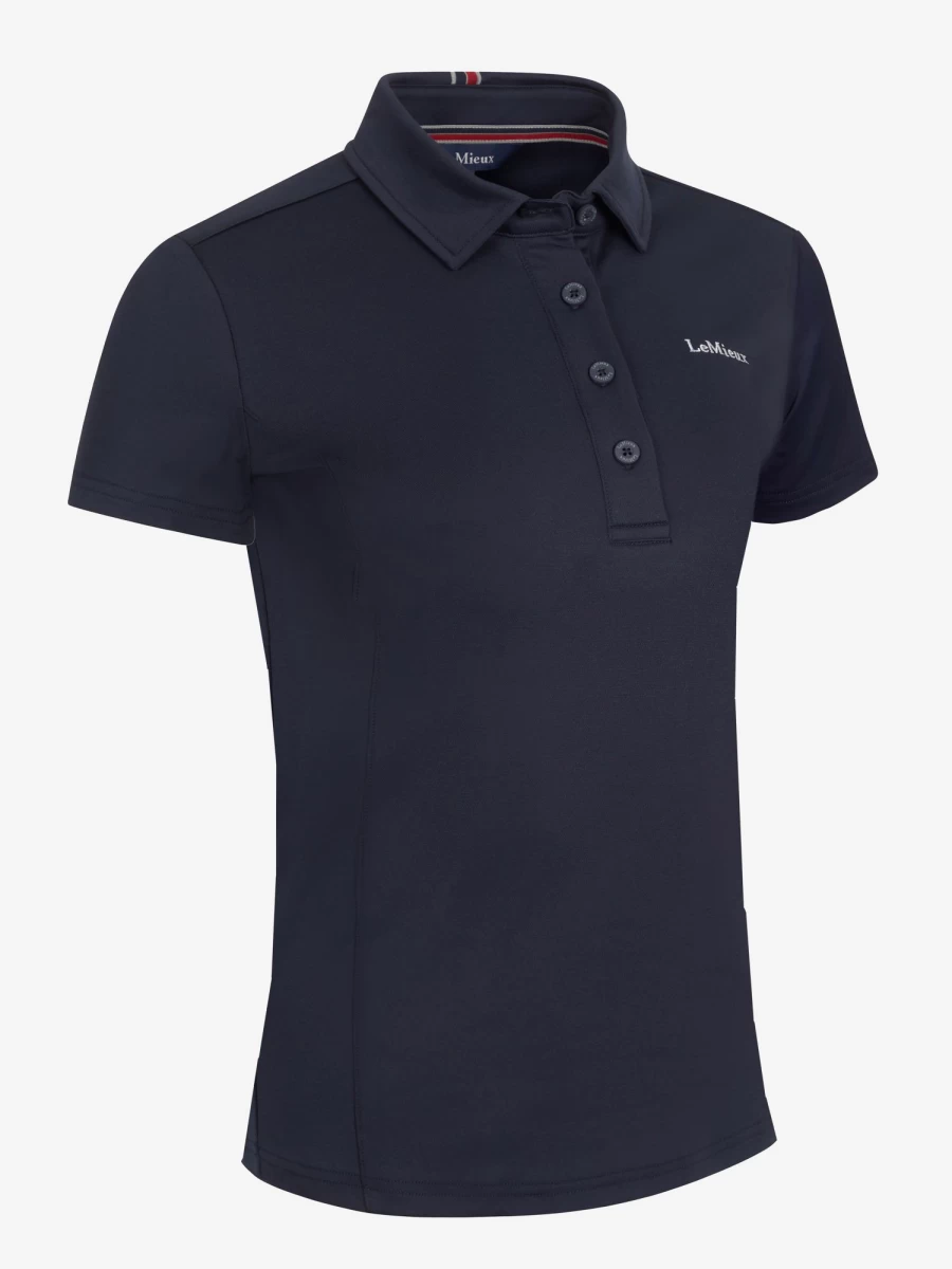 LeMieux Men's Premium Navy Elite Polo Shirt - Comfort Fit Sporty Design