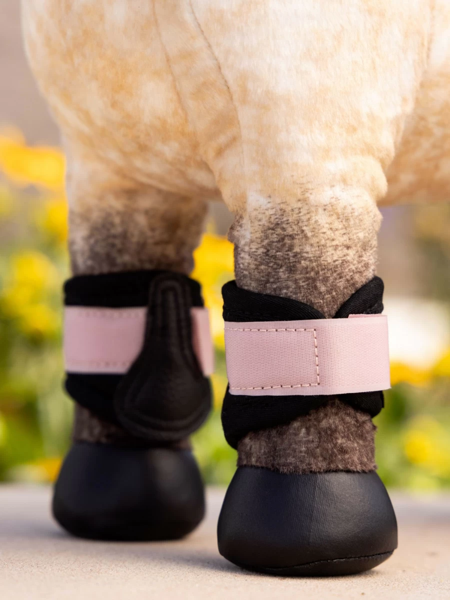 LeMieux Pink Quartz Toy Pony Grafter Boots - One Size Equestrian Riding Boots for Kids