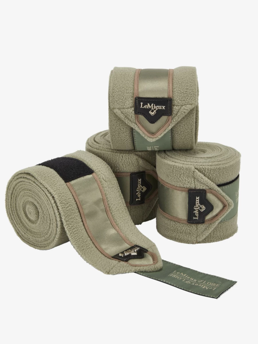 LeMieux Loire Polo Bandages with Fern Design - Horse Riding Support Wraps