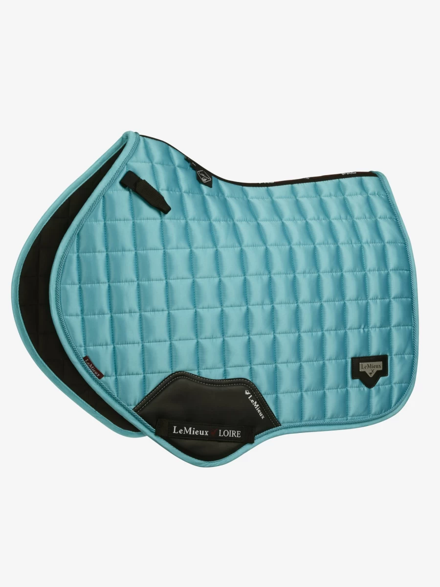 LeMieux Loire Classic Close Contact Square Azure Equestrian Saddle Pad
