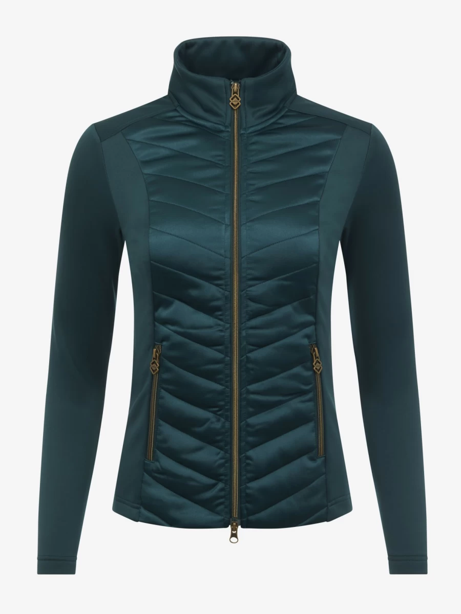 LeMieux Dynamique Waterproof Equestrian Jacket in Spruce Green for Riding & Outdoor
