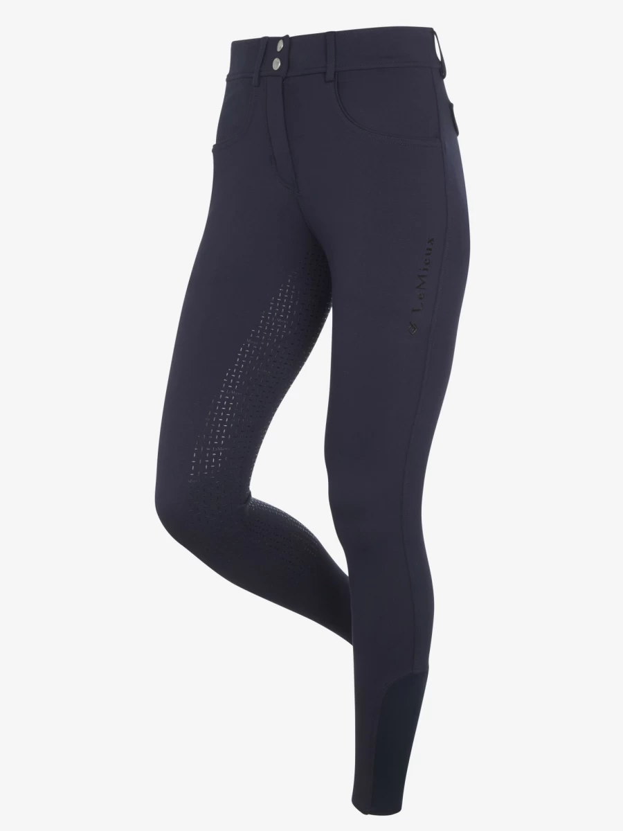 LeMieux Paris Breeches Navy - Premium Equestrian Riding Pants for Women & Men