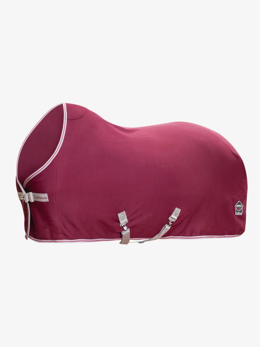 LeMieux Arika Fleece Jersey - Burgundy Equestrian Performance Top