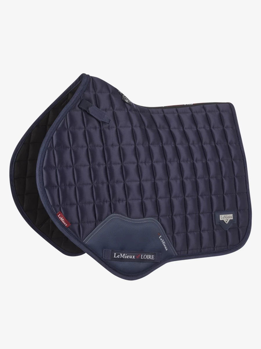 LeMieux Loire Classic Close Contact Square Navy Equestrian Saddle Pad