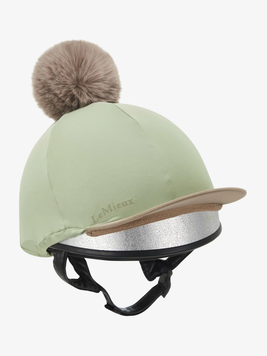 LeMieux Women's Silk Fern Pom Pom Hat - Elegant Winter Beanie with Faux Fur
