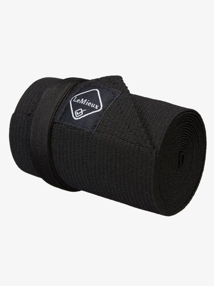 LeMieux Black Tail Bandage - One Size Equine Wrap for Horse Protection & Support