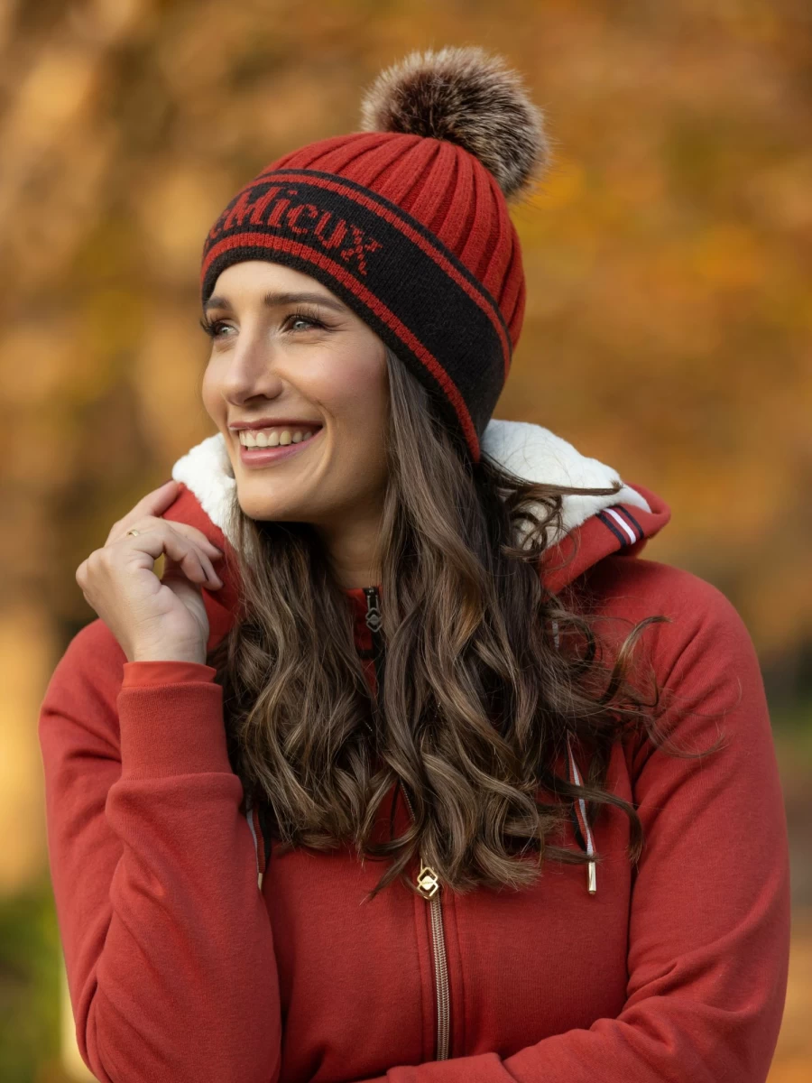 LeMieux Sienna Beanie Hat - One Size Unisex Winter Knit Cap