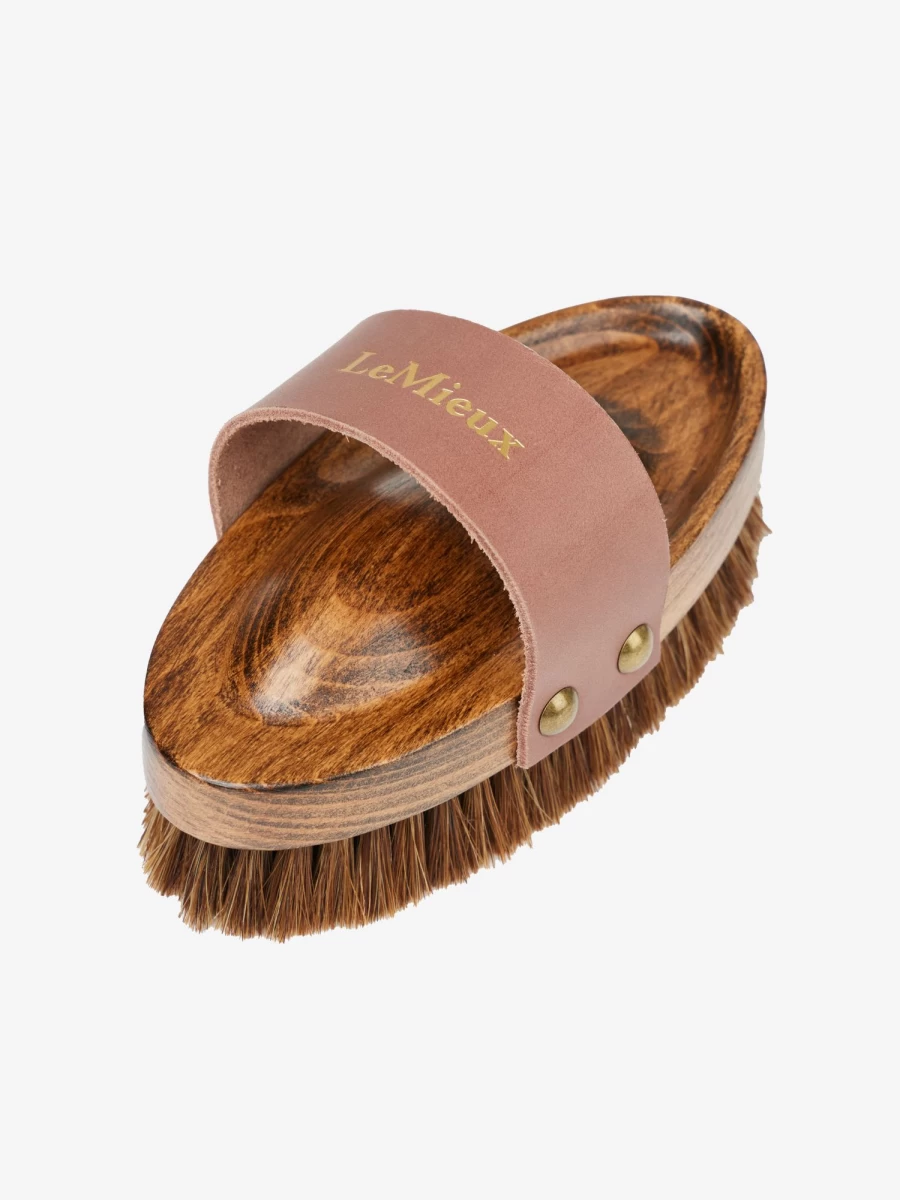 LeMieux Artisan Soft Speckled Makeup Brush - Brown, One Size, Vegan & Cruelty-Free