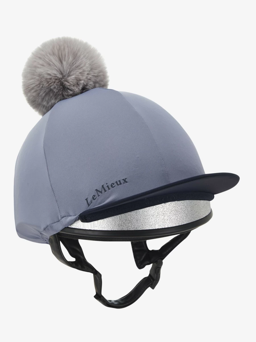 LeMieux Blue Silk Pom Hat for Women – Elegant Winter Jay Design