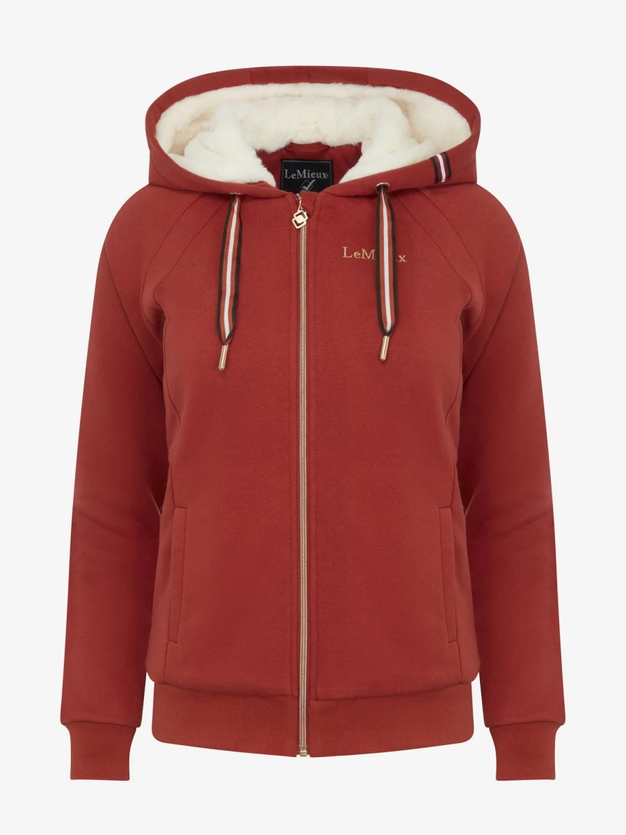 LeMieux Women's Sherpa Lined Hoodie - Sienna Fleece Pullover for Warmth & Style
