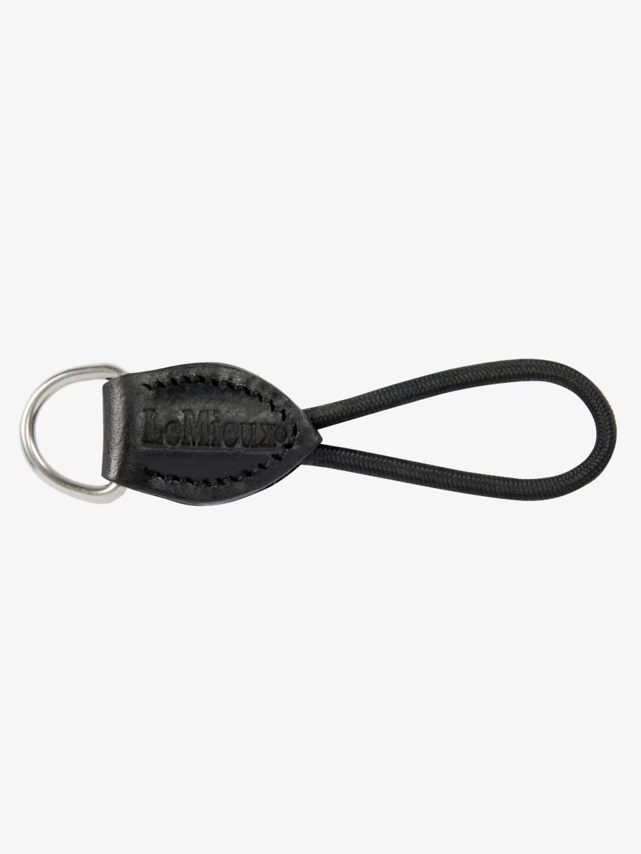 LeMieux Black D-Ring Extender - Adjustable One Size Horse Tack Accessory