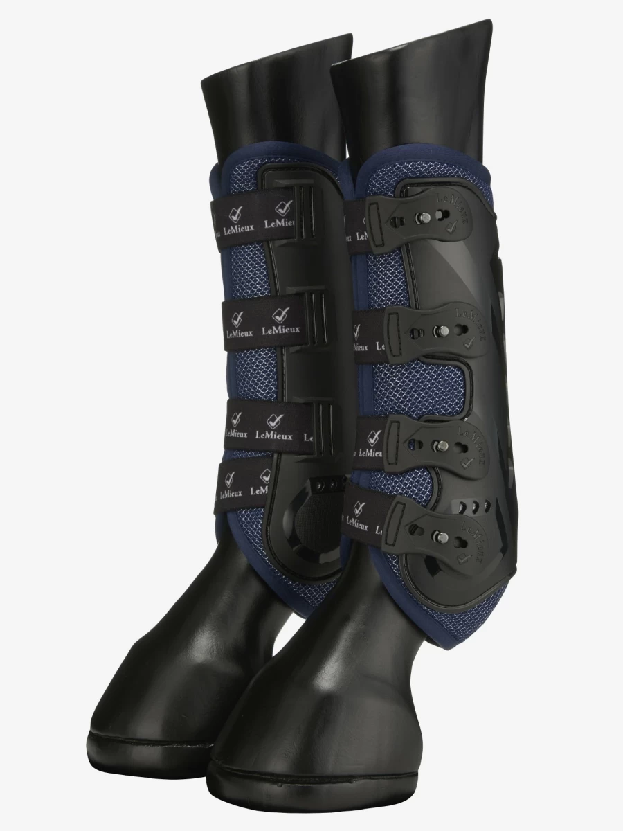 LeMieux Ultra Comfort Navy Mesh Snug Boots for Men/Women - Breathable & Lightweight Design