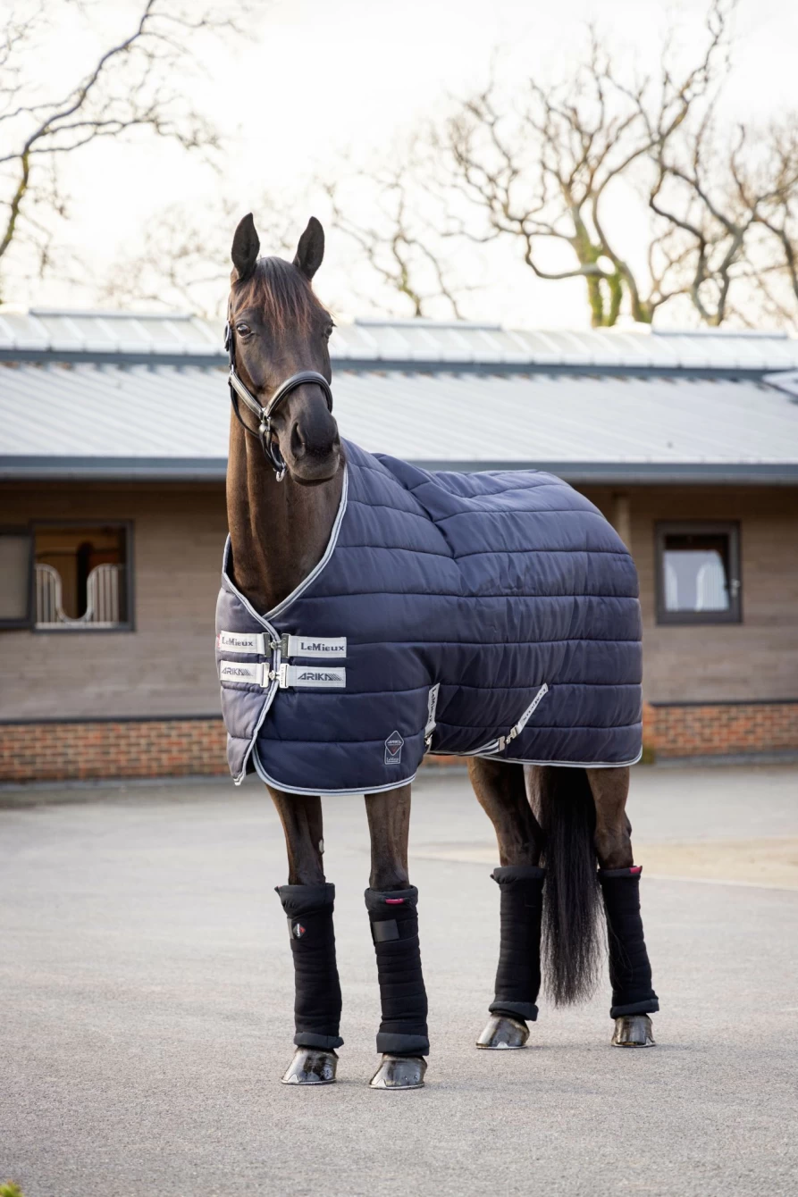 LeMieux Arika Stable-Tek 100G Breathable Horse Rug in Navy Blue