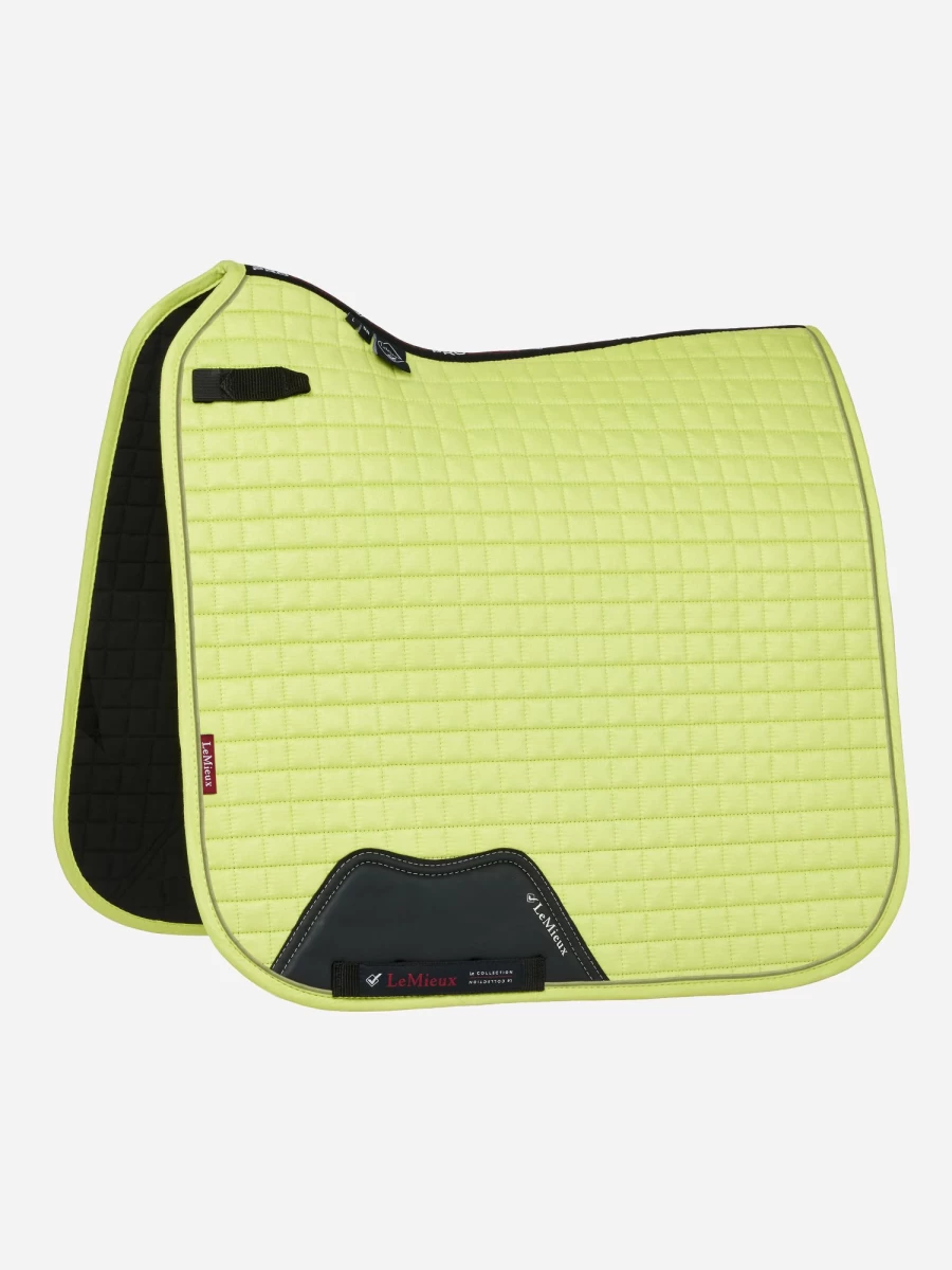 LeMieux Suede Dressage Saddle Pad Square Kiwi for Horse Riding