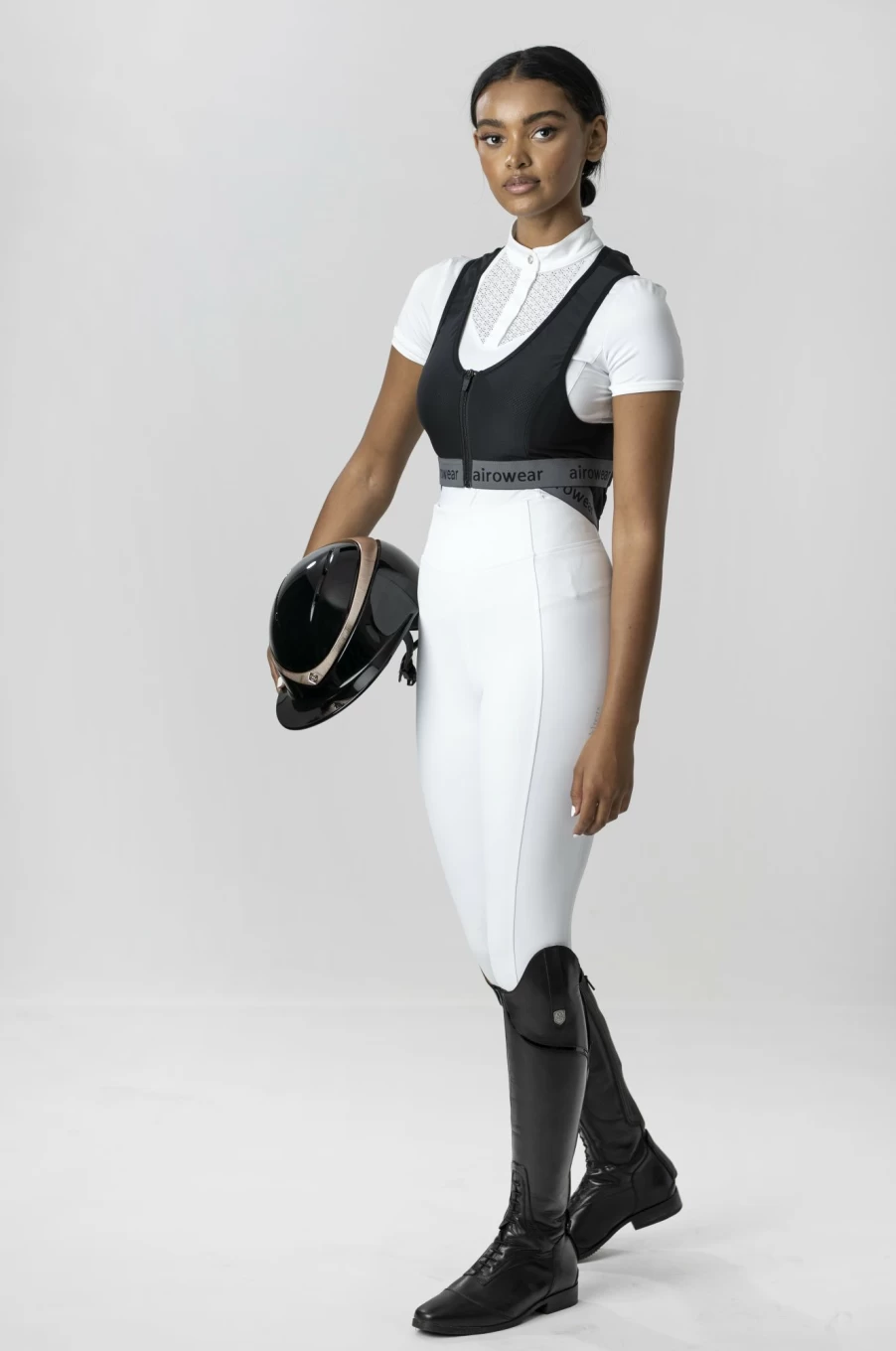 LeMieux Summer White Pull-On Riding Breeches for Equestrian Comfort